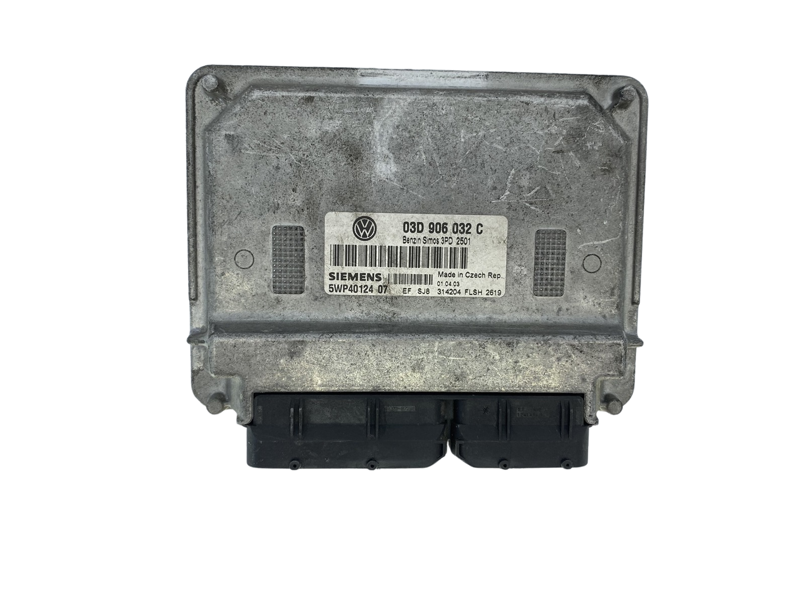 Ohjausyksikkö VW 03D906032C 5WP40124 07 Siemens 51372 main product photo