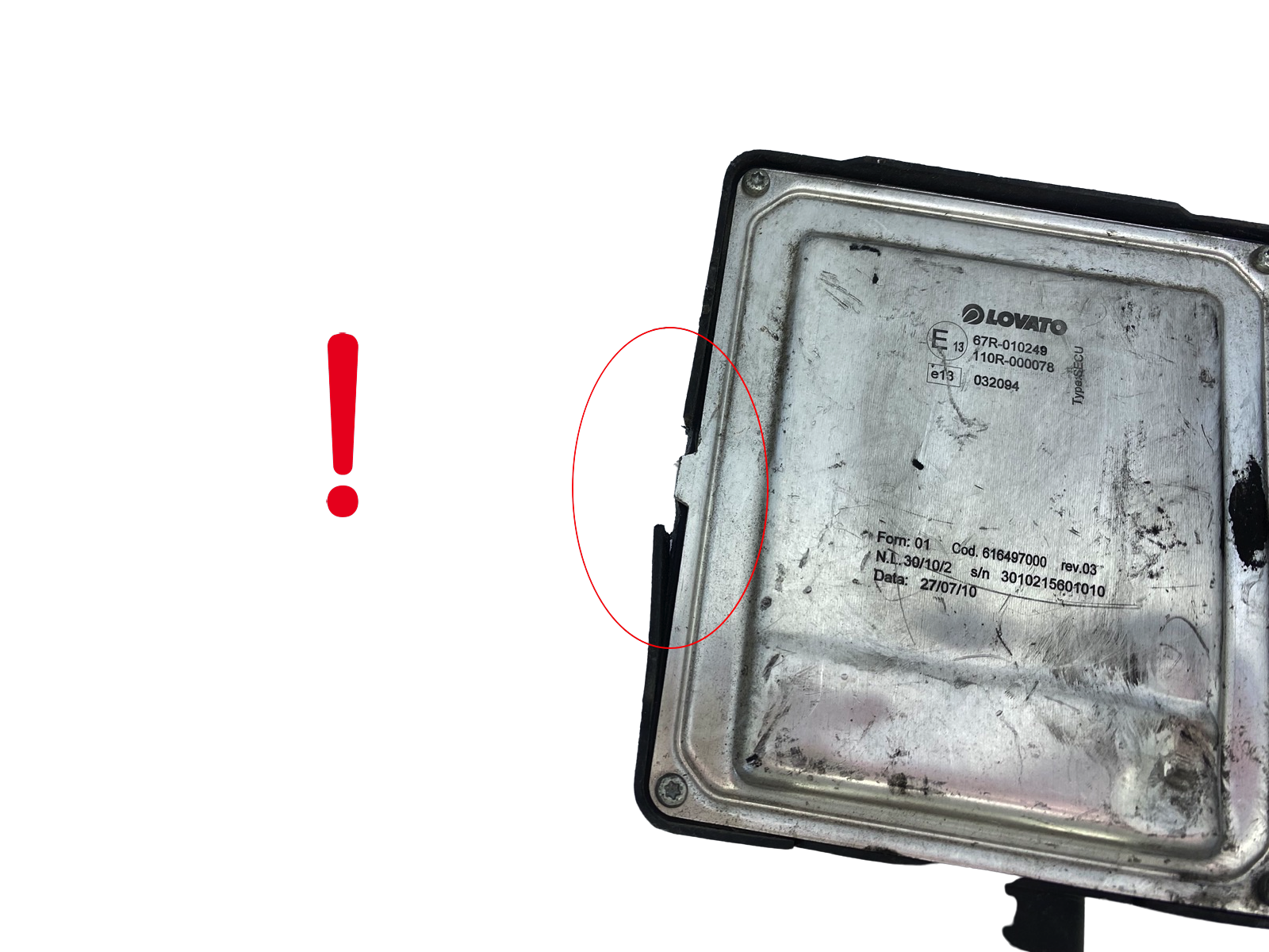 Ohjausyksikkö LPG 67R-010249 110R-010078 Lovato 58864 main product photo