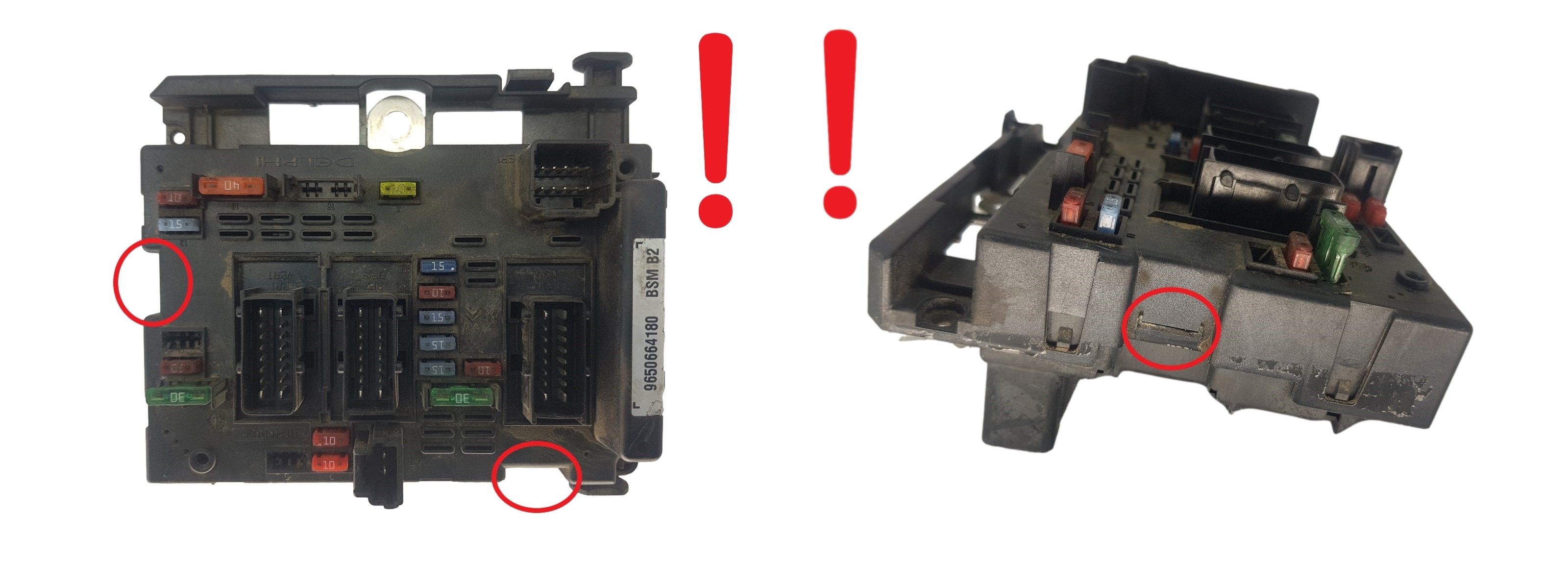 Ohjausyksikkö BSM B2 9650664180 PSA Delphi 1814 main product photo