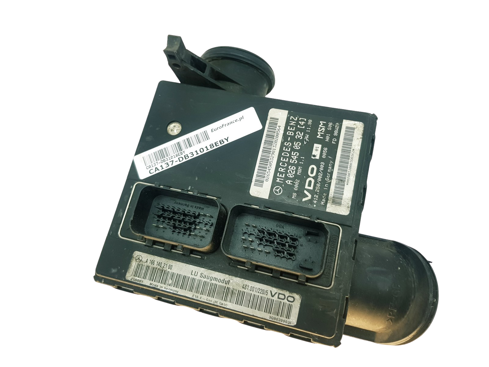 Moottorin Ohjausyksikkö A1661402100 A0265450532 Mercedes VDO 31018 main product photo
