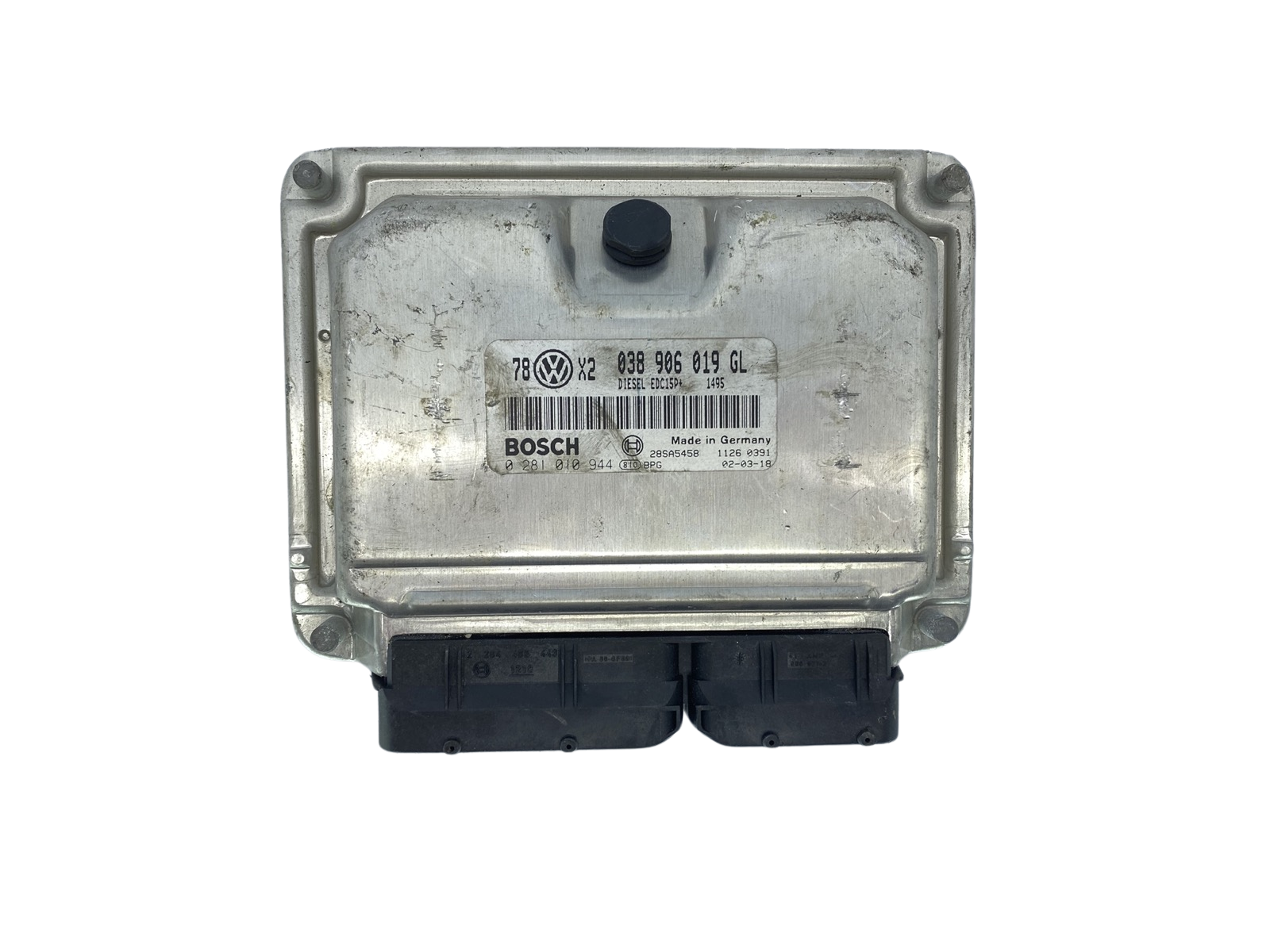 Ohjausyksikkö 038906019GL 0281010944 VW Audi Bosch 63455 main product photo