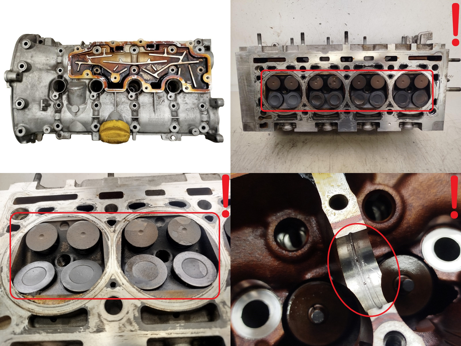 Sylinterikansi Renault 1640 7701475605 2.0 16v Turbo 2 main product photo