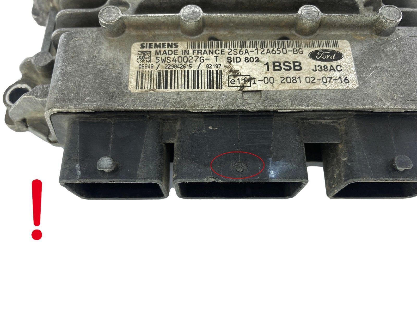 Ohjausyksikkö 2S6A-12A650-BG 5WS40027G-T SID 802 Ford Siemens 48777 main product photo