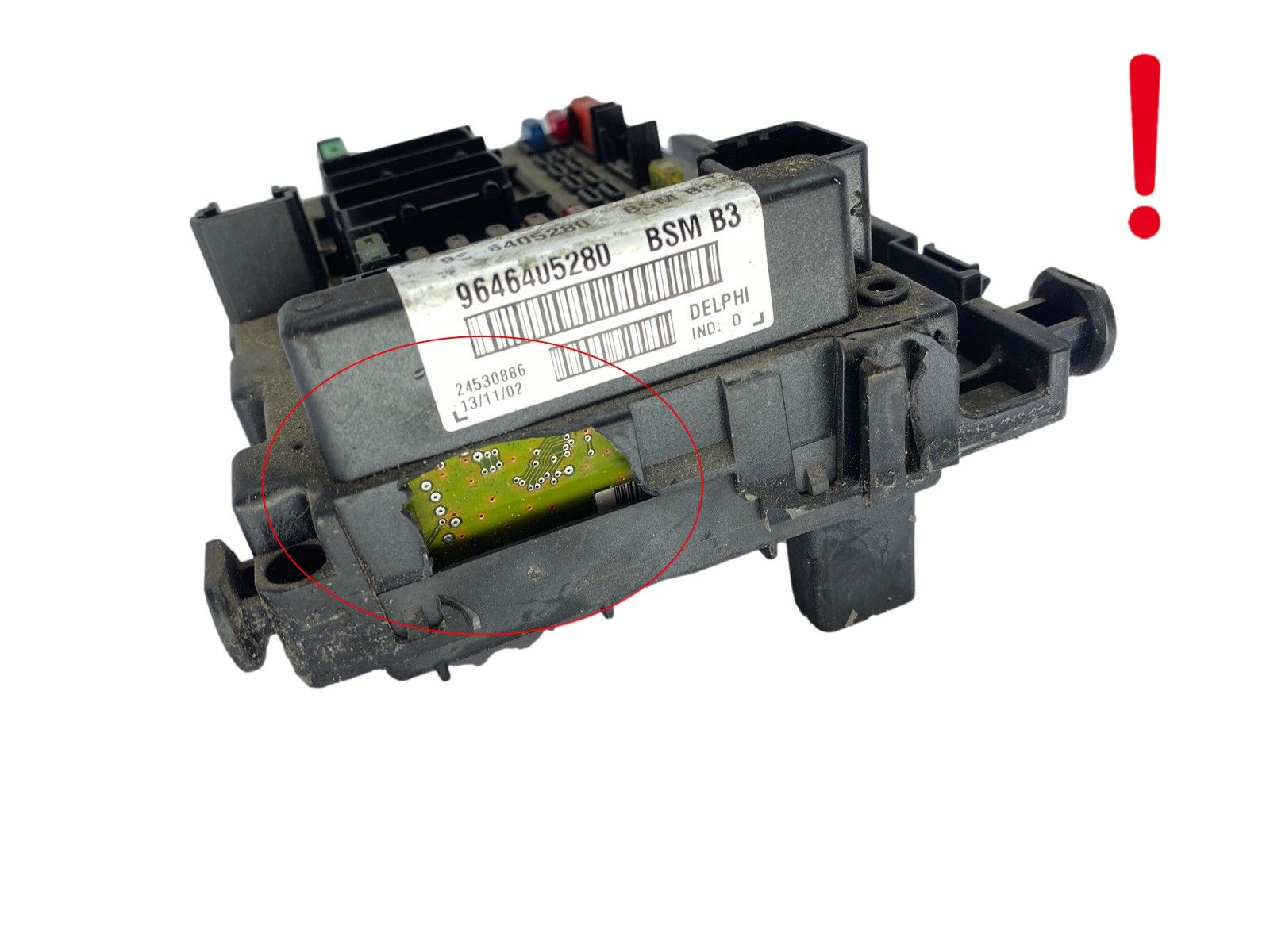 Ohjausyksikkö BSM B3 9646405280 PSA Delphi 59043 main product photo