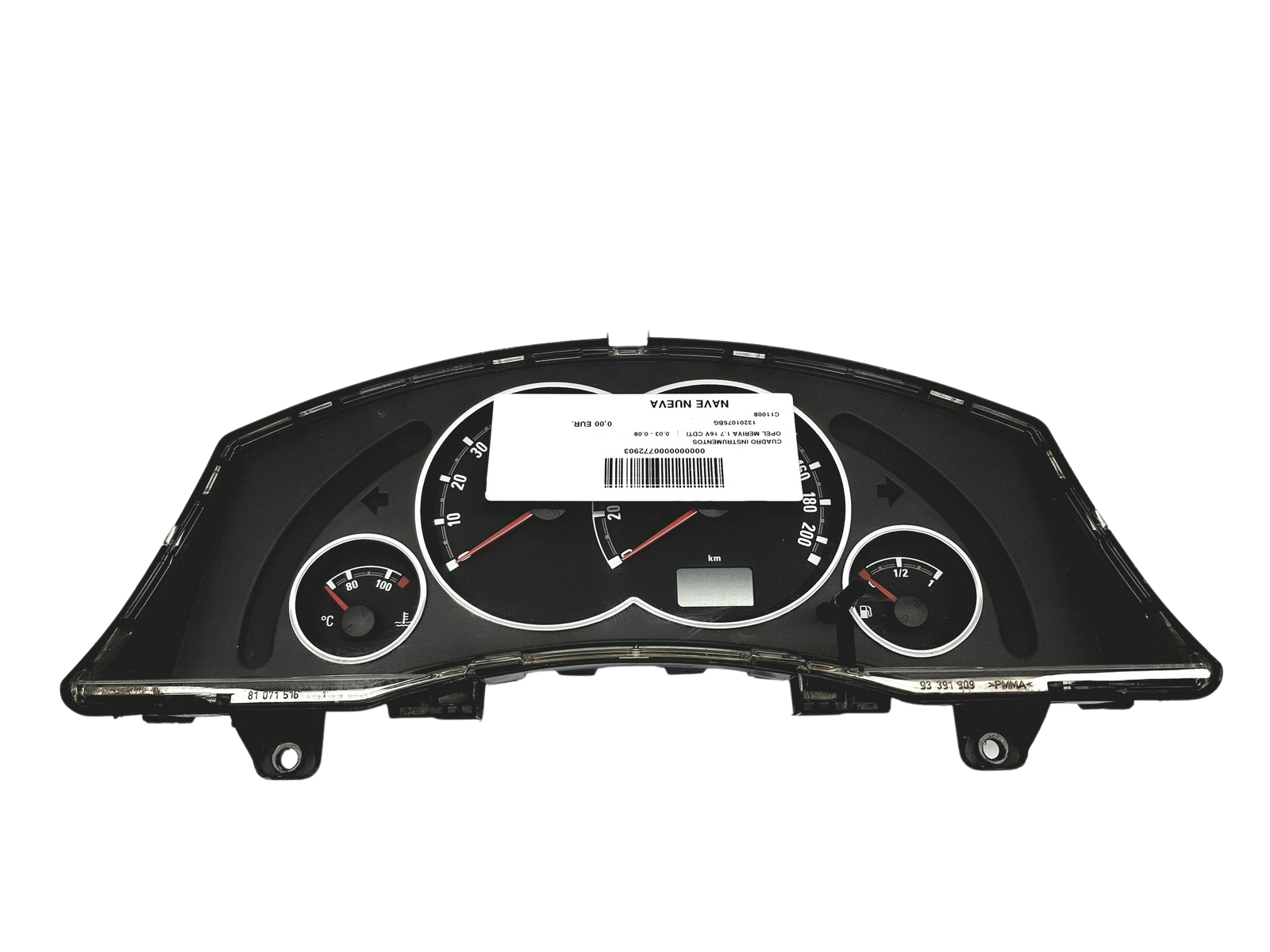 Nopeusmittari Opel Meriva A 13201075BG 110080333001 53704 main product photo