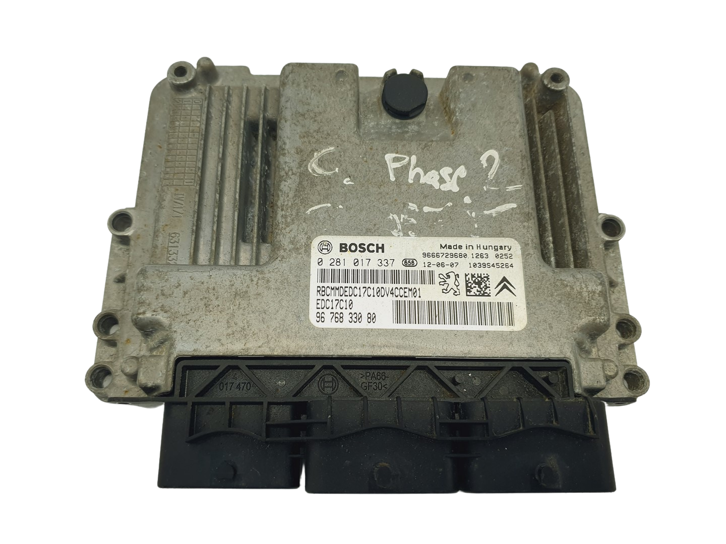 Ohjausyksikkö 0281017337 9666729680 9676833080 PSA Bosch 68380 main product photo