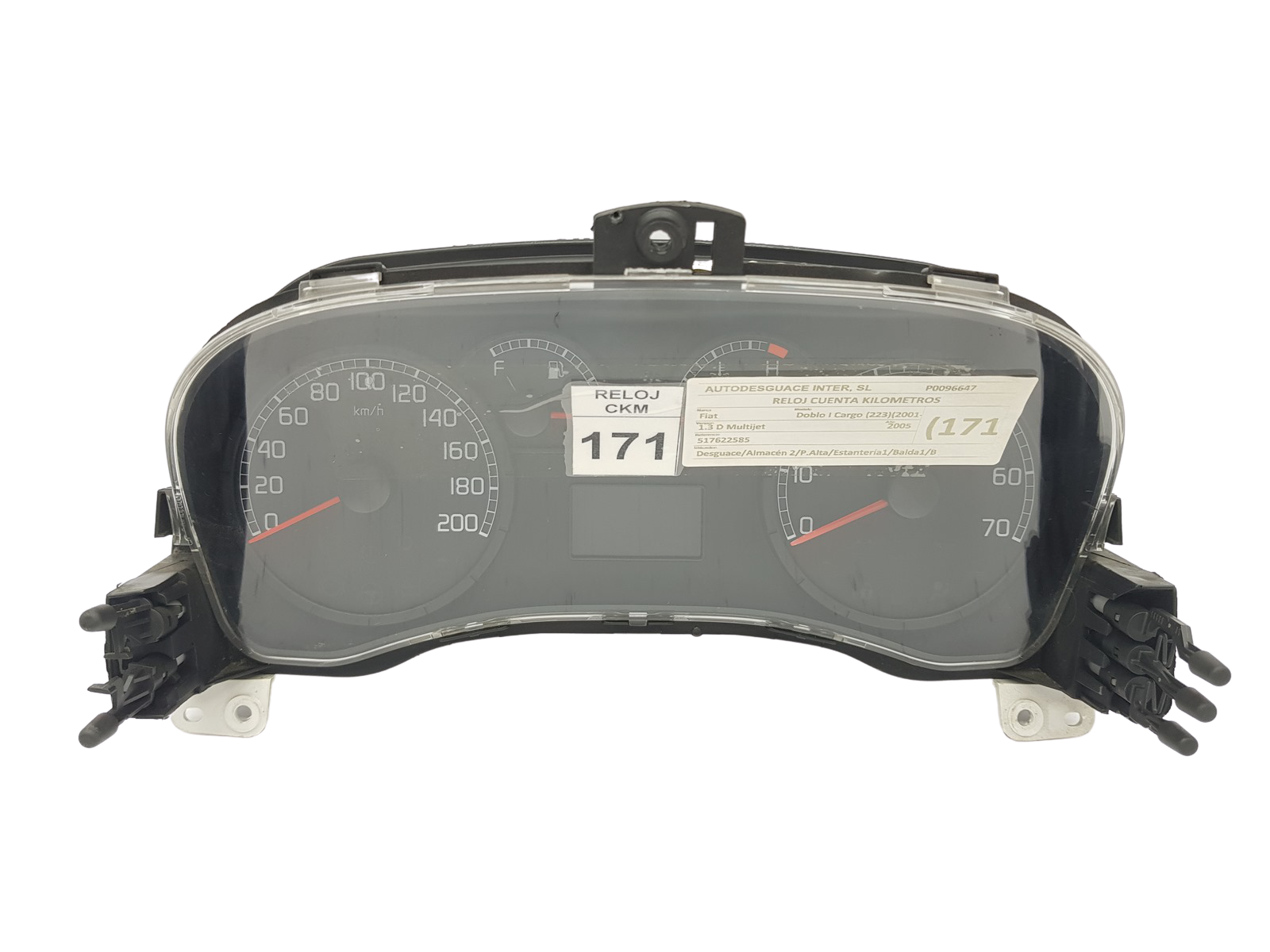 Kierroslukumittari Fiat Doblo 51762258 503001440500 28403 main product photo