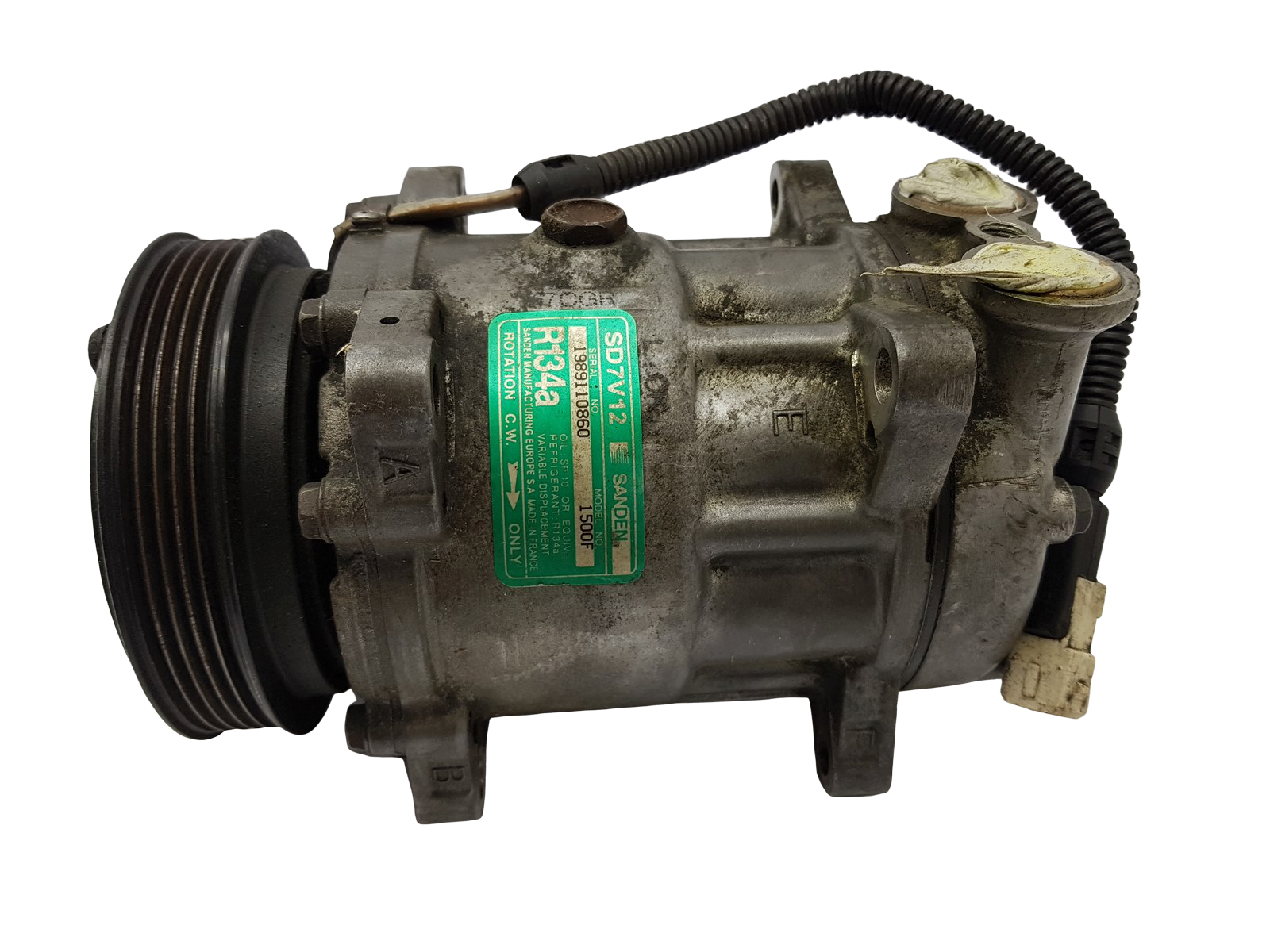 Ilmastoinnin Kompressori Citroen Peugeot SD7V12 1500F 6453N1 Sanden 7078 main product photo