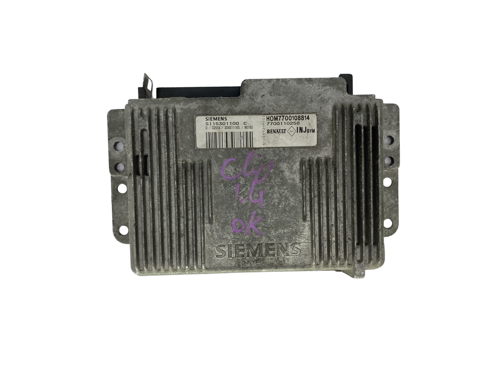 Ohjausyksikkö S115301100C 7700108814 7700110258 Renault Siemens 52954 main product photo