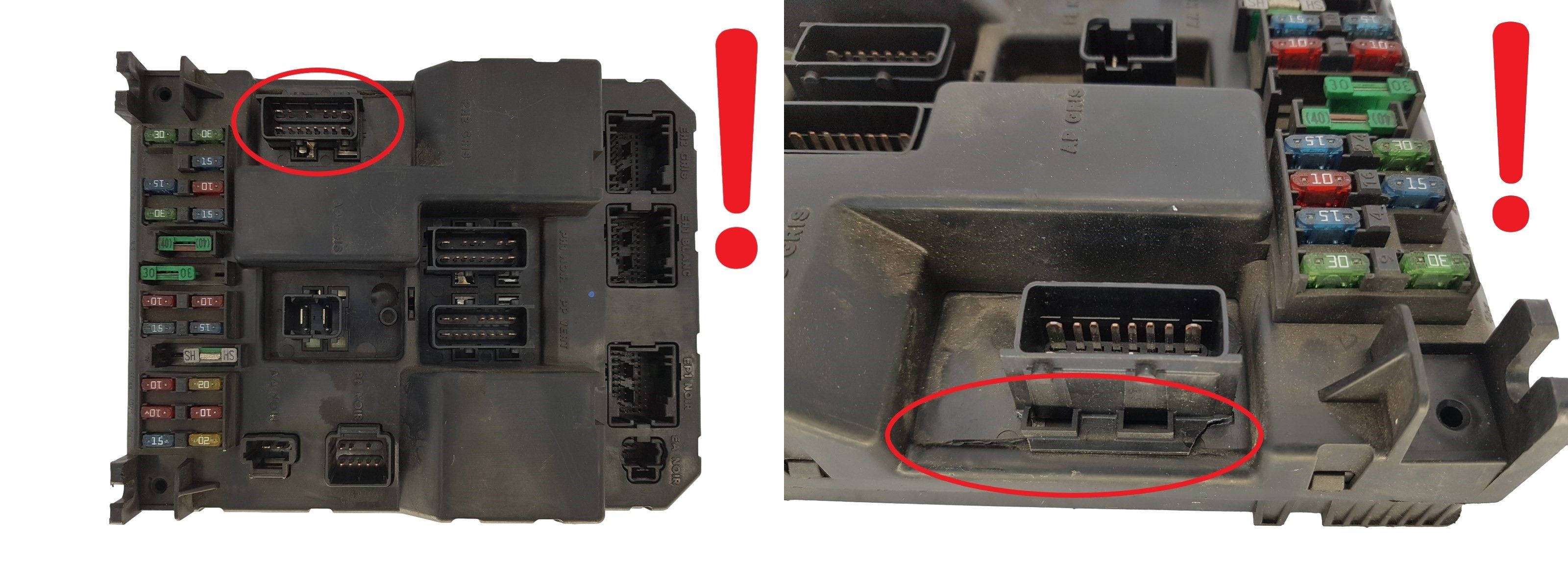 Ohjausyksikkö BSI K02-00 9651197080 9651197780 PSA Valeo 1635 main product photo