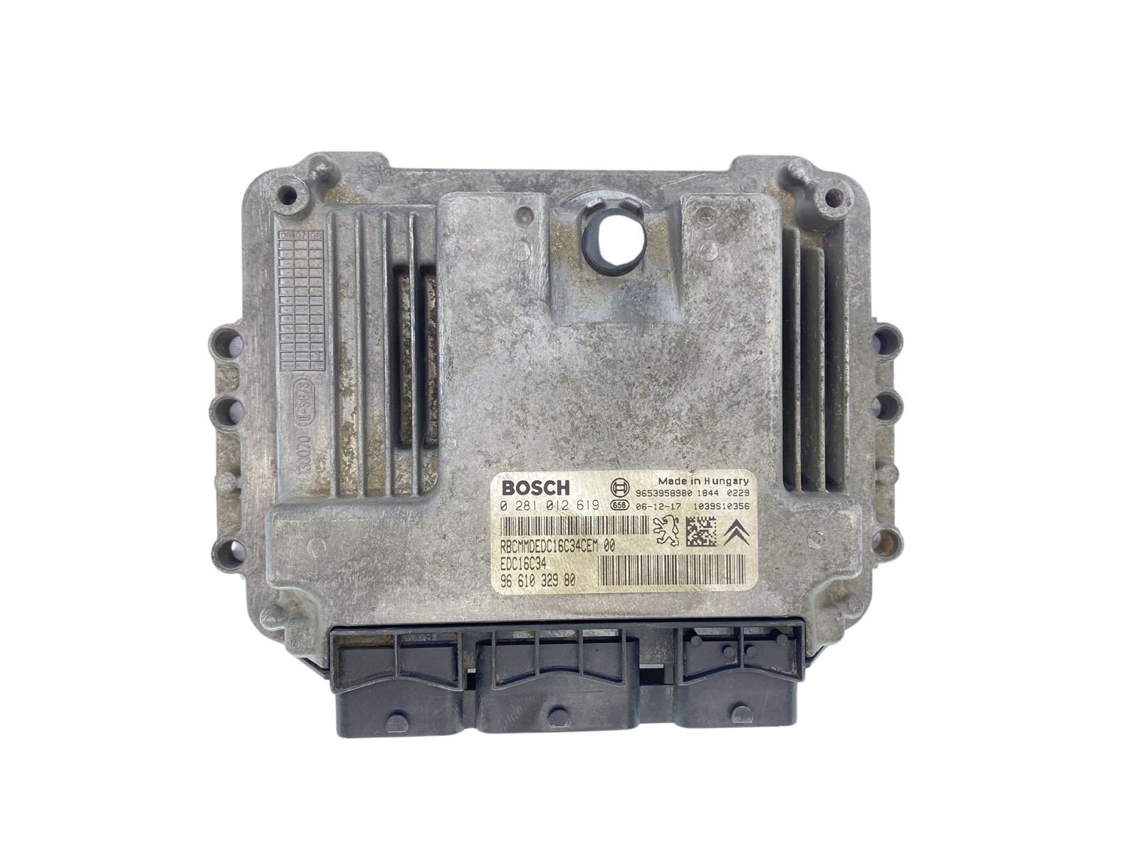 Ohjausyksikkö 0281012619 9663943980 9653958980 PSA Bosch 63380 main product photo