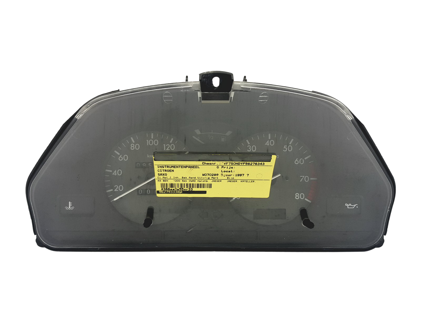Nopeusmittari Citroen Saxo 9627933380 09028029907 49173 main product photo