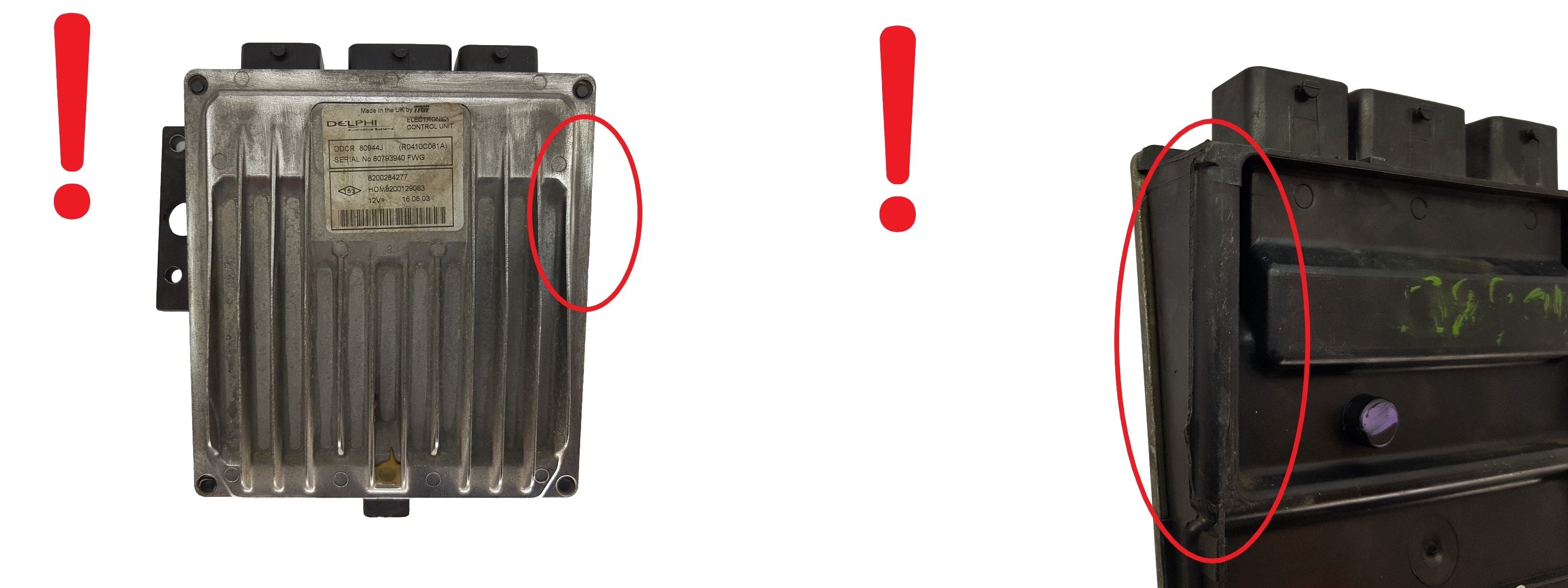 Ohjausyksikkö 8200284277 8200129063 R0410C081A Renault Delphi 3571 main product photo