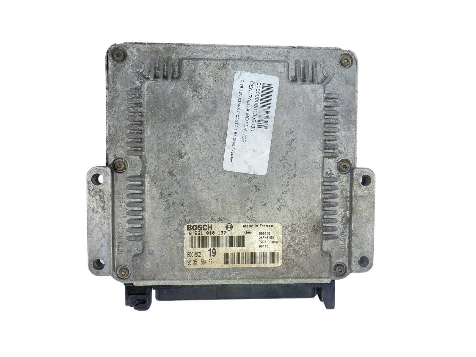 Ohjausyksikkö PSA 0281010137 9635158480 28FM0152 Bosch 63101 main product photo