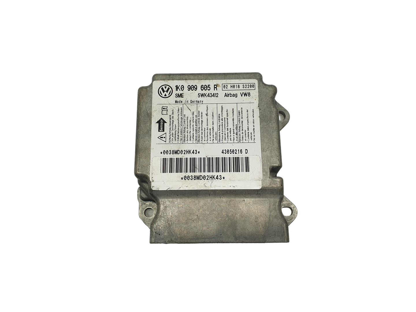 Ohjausyksikön moduuli 1K0909605R 5WK43412 VW Siemens 69078 main product photo