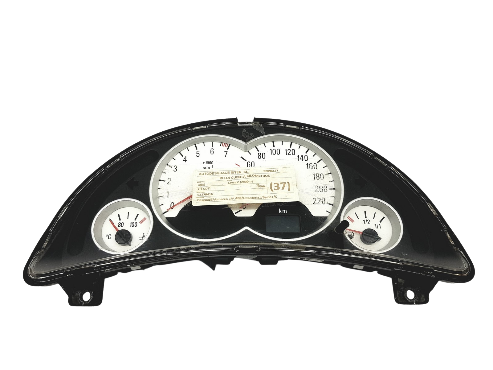 Kierroslukumittari Opel Corsa C 13173357WL 110080005028 57768 main product photo