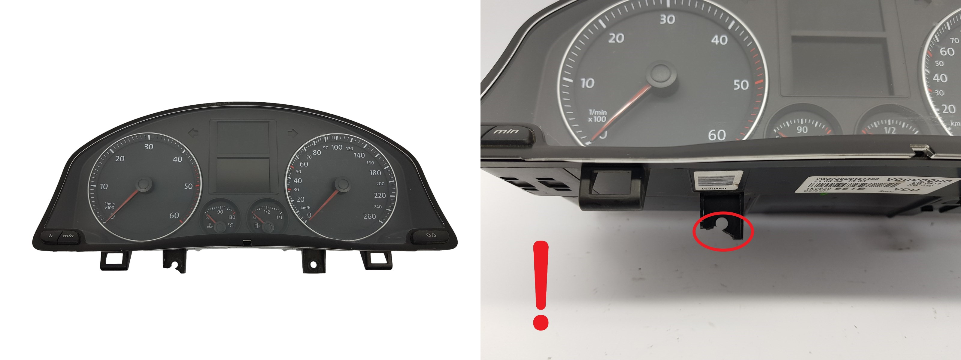Kierroslukumittari VW Golf MK5 1K0920851B 2941 main product photo