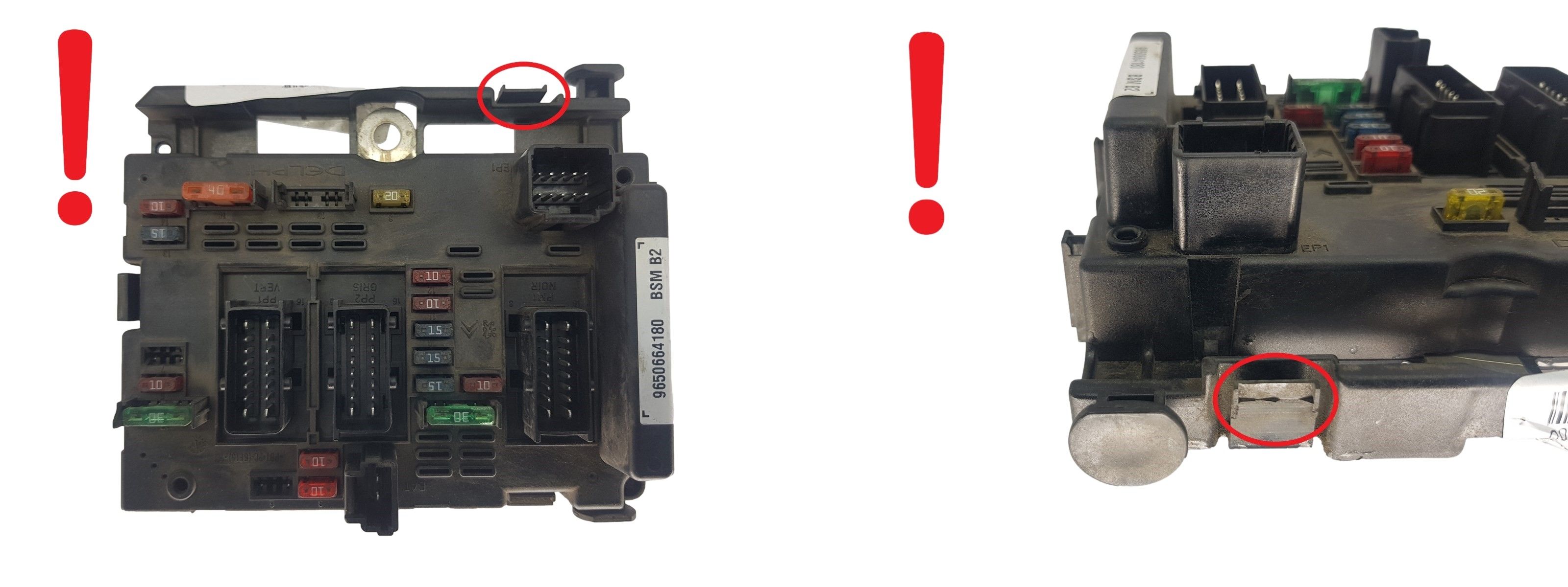 Ohjausyksikkö BSM B2 9650664180 PSA Delphi 1855 main product photo