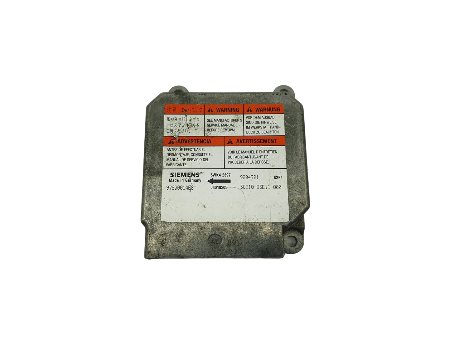 Ohjausyksikön moduuli 38910-83E11-000 5WK42897 Opel Siemens 69148 main product photo