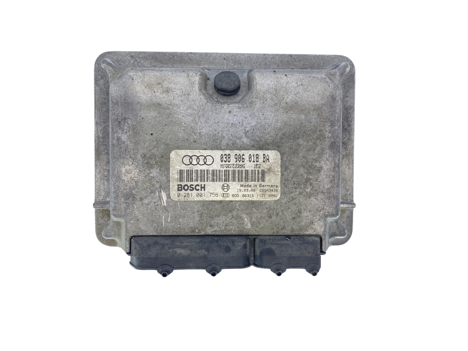 Ohjausyksikkö 038906018BA 0281001756 Audi Bosch 63365 main product photo