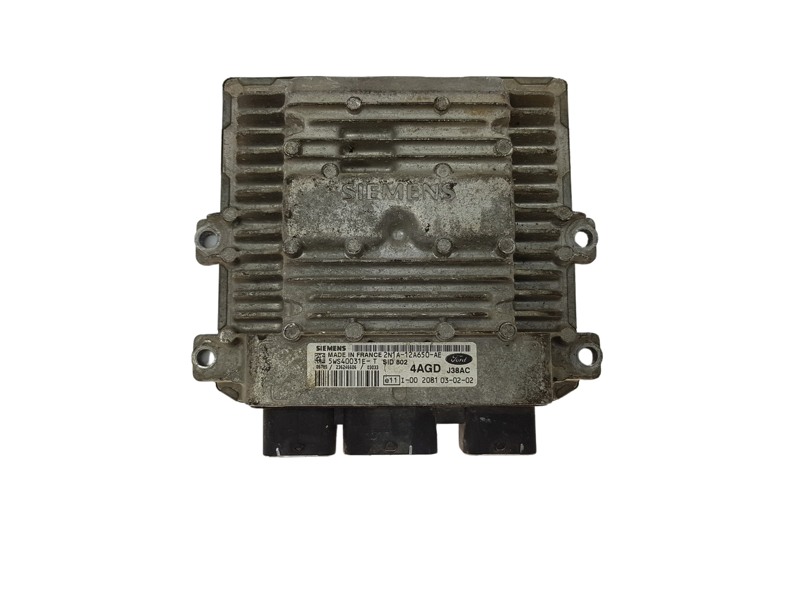 Ohjausyksikkö 2N1A-12A650-AE 5WS40031E-T 4AGD J38AC Ford Siemens 15709 main product photo
