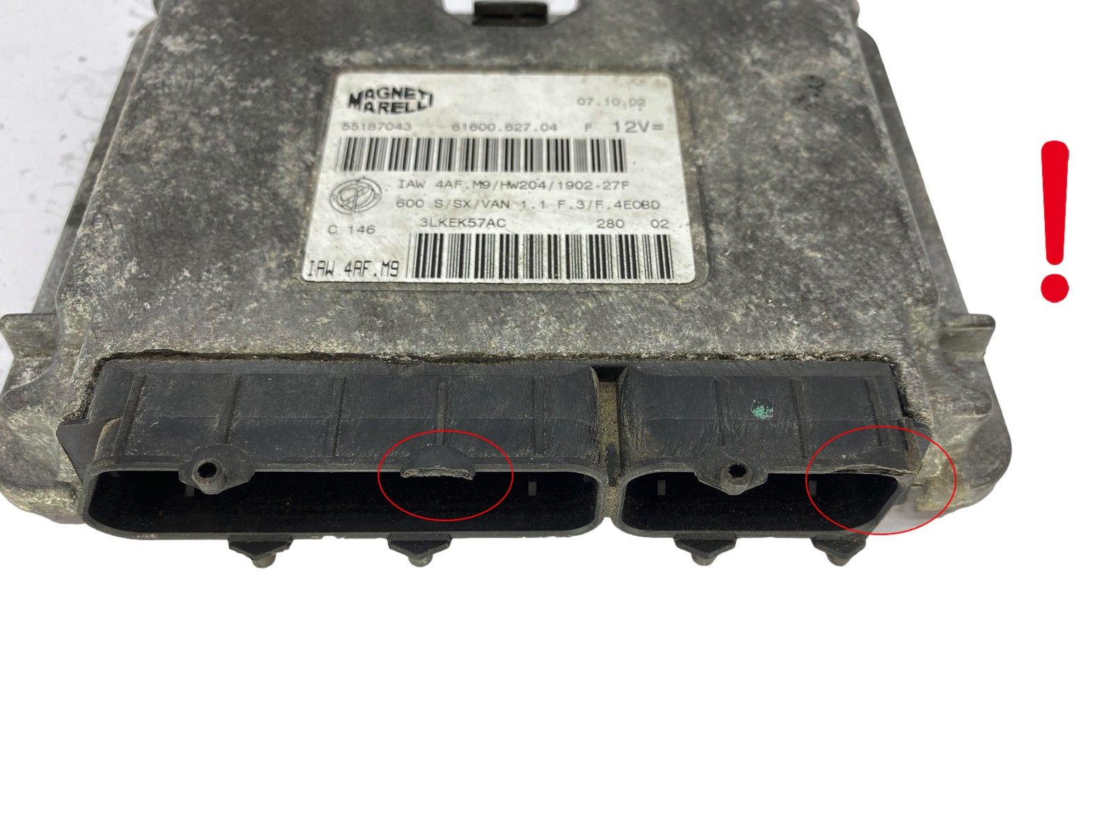 Ohjausyksikkö 55187043 IAW4AF.M9 61600.627.04 Fiat Magneti Marelli 55184 main product photo