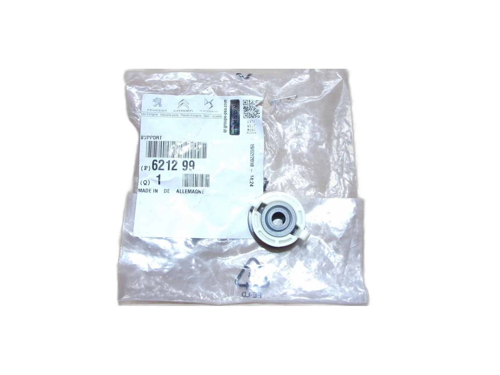 Kiinnike, Kannatin Uusi Alkuperäinen 6212.99 621299 Citroen Peugeot main product photo