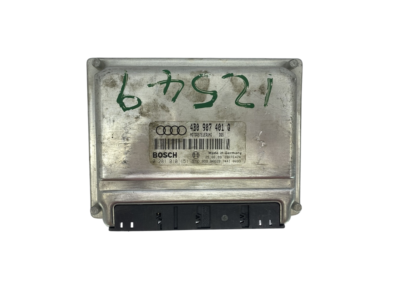 Moottorin Ohjausyksikkö 0281010151 4B0907401Q Audi Bosch main product photo