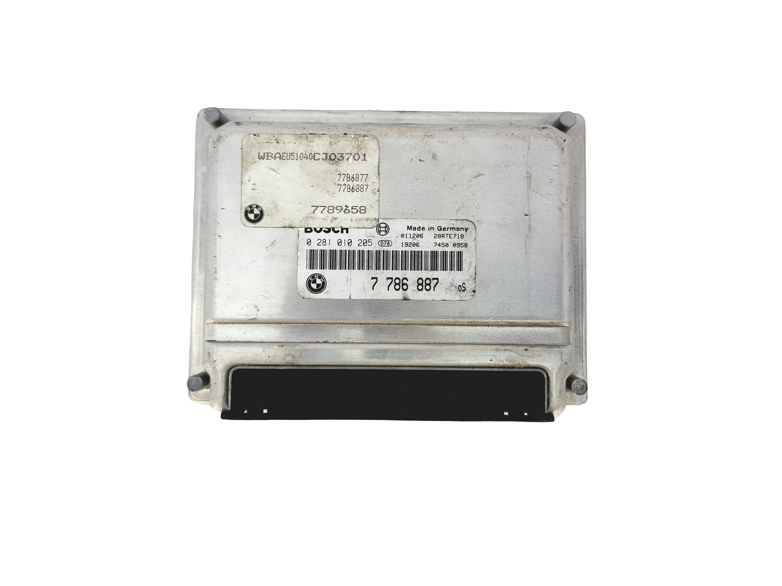 Moottorin Ohjausyksikkö BMW 7786887 0281010205 Bosch 23811 main product photo