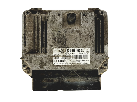 Ohjausyksikkö 03G906021SK 0281014419 VW Seat Bosch 18938 main product photo