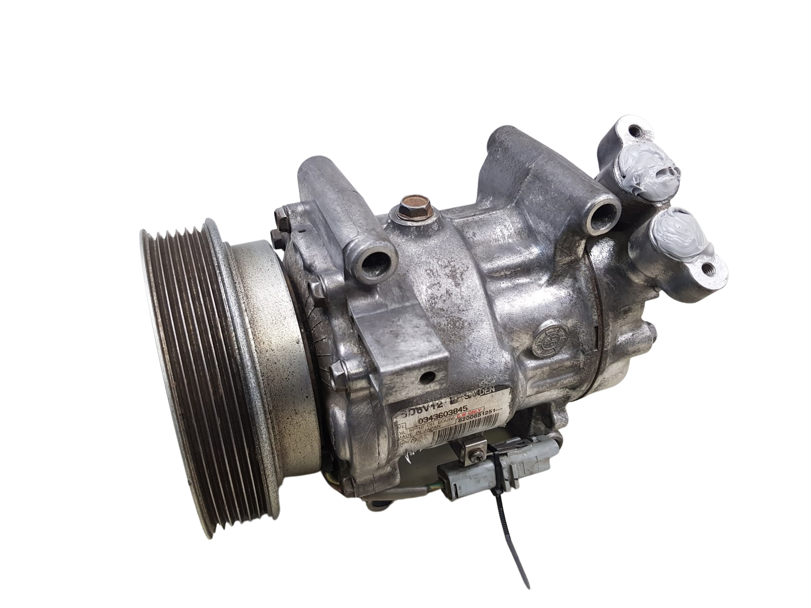 Ilmastoinnin Kompressori 8200651251 SD6V12 1900 Sanden Renault Nissan 1058 main product photo