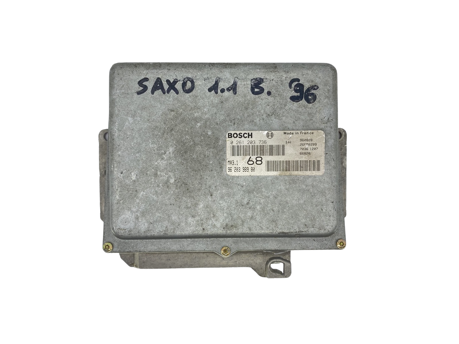 Ohjausyksikkö 0261203736 9620398980 MA3.1 PSA Bosch 56865 main product photo