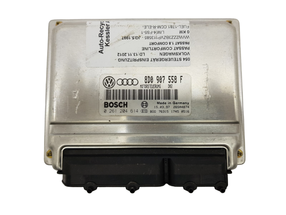 Moottorin Ohjausyksikkö VW Audi 8D0907558F 0261204614 Bosch main product photo