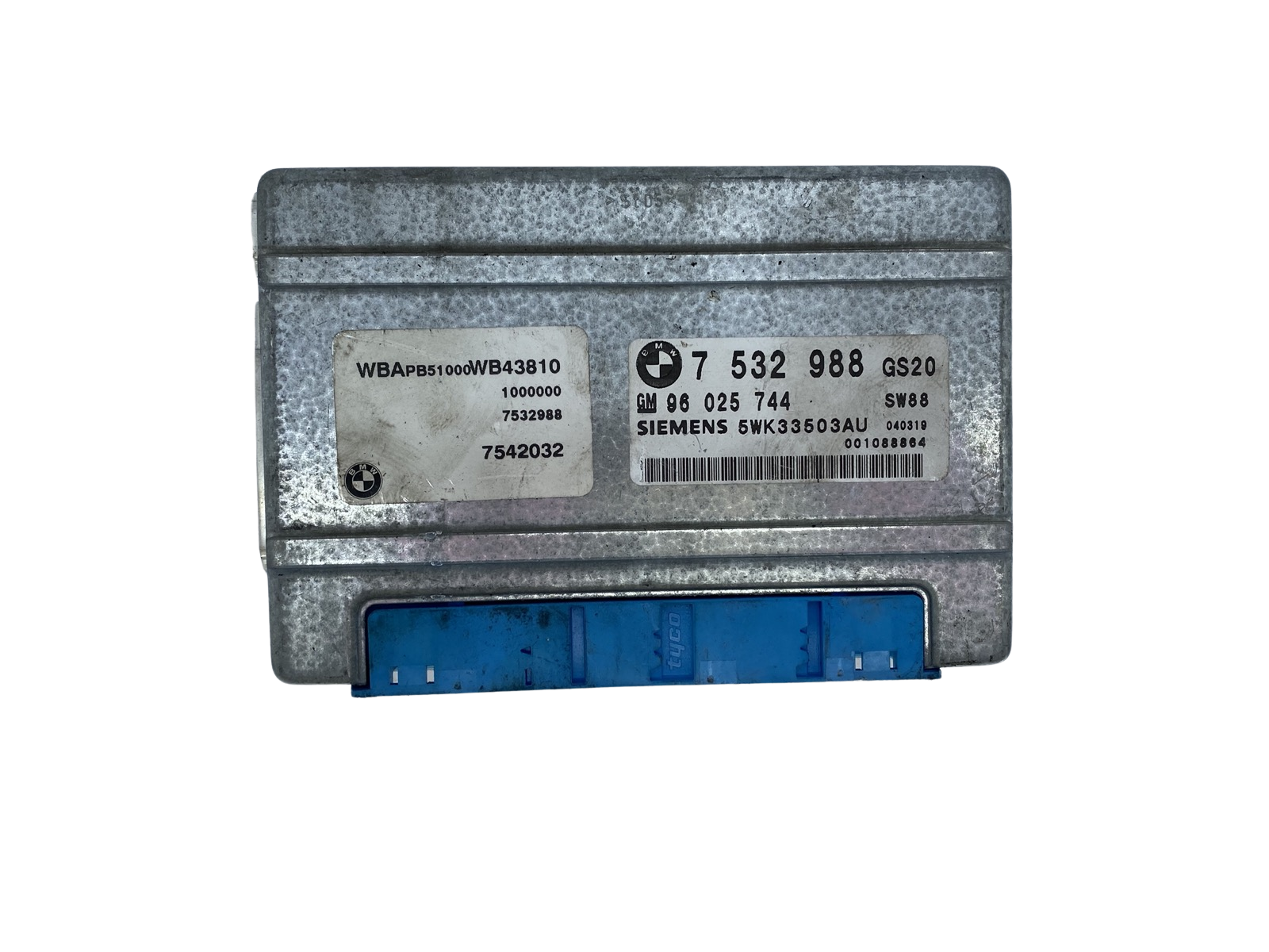 Ohjausyksikkö 7532988 5WK33503AU BMW Siemens 53064 main product photo