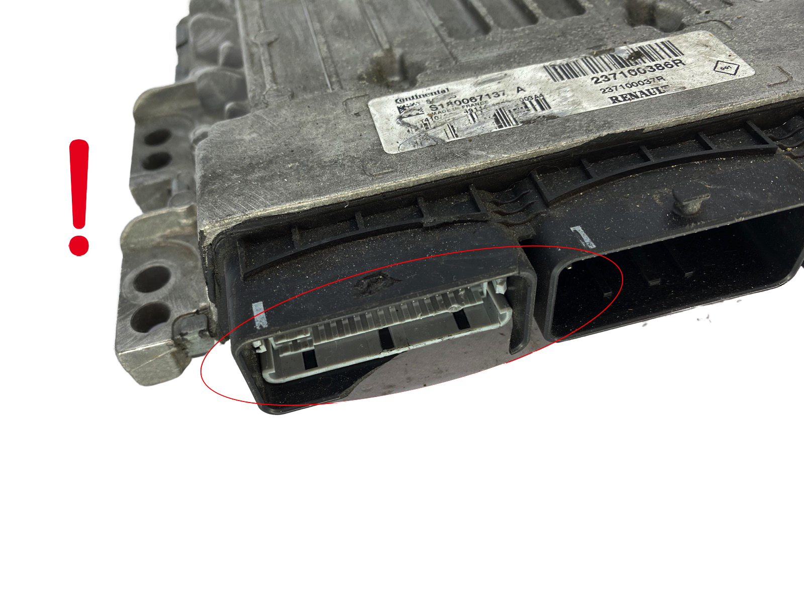 Ohjausyksikkö Renault S180067137A 237100386R 237100037R Continental 53746 main product photo