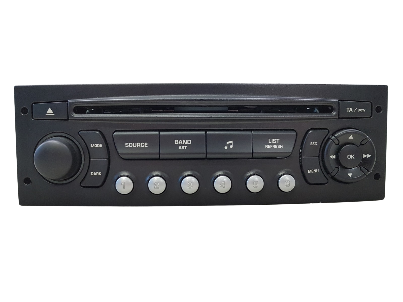Radio-CD-soitin Citroen Peugeot 9660646877 7645137393 Blaupunkt main product photo