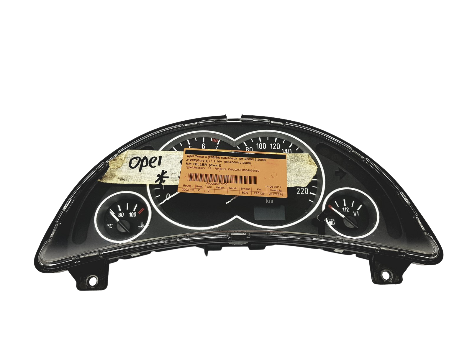 Nopeusmittari Opel Corsa C 13117946CD 110080226005 53346 main product photo