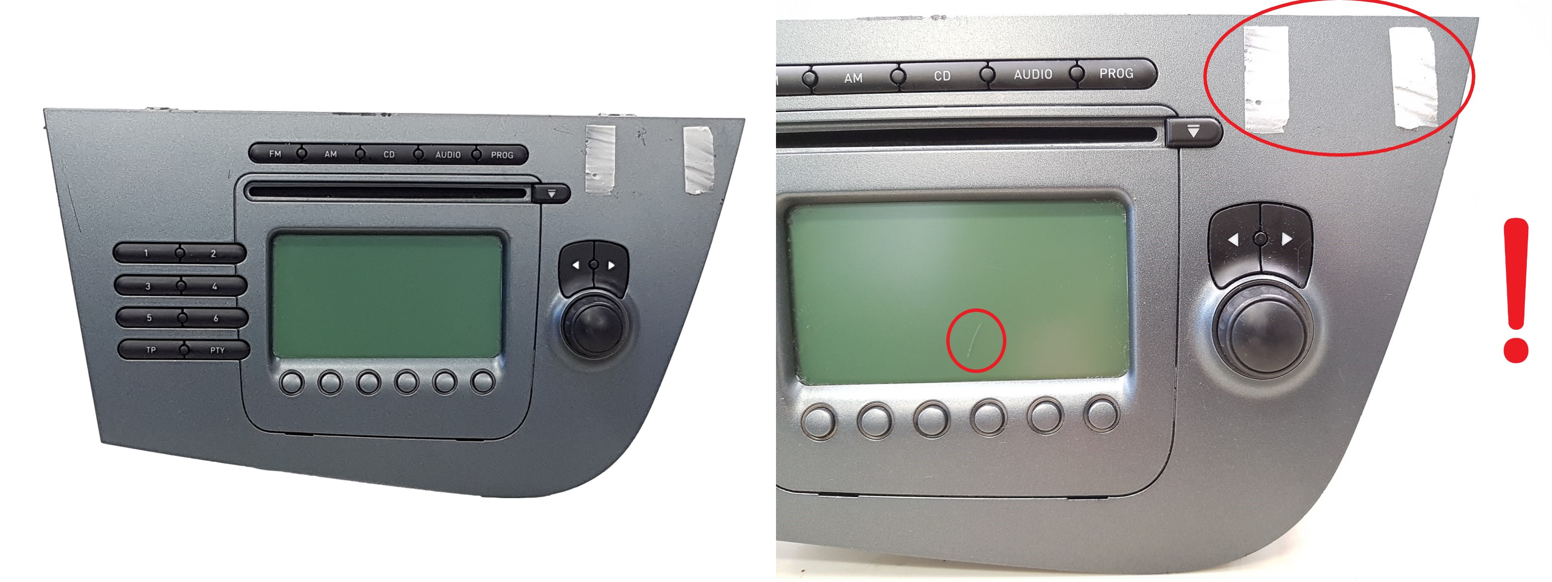 Radio-CD-soitin Seat Leon 1P1035152 N87 7645671366 Blaupunkt LHD main product photo