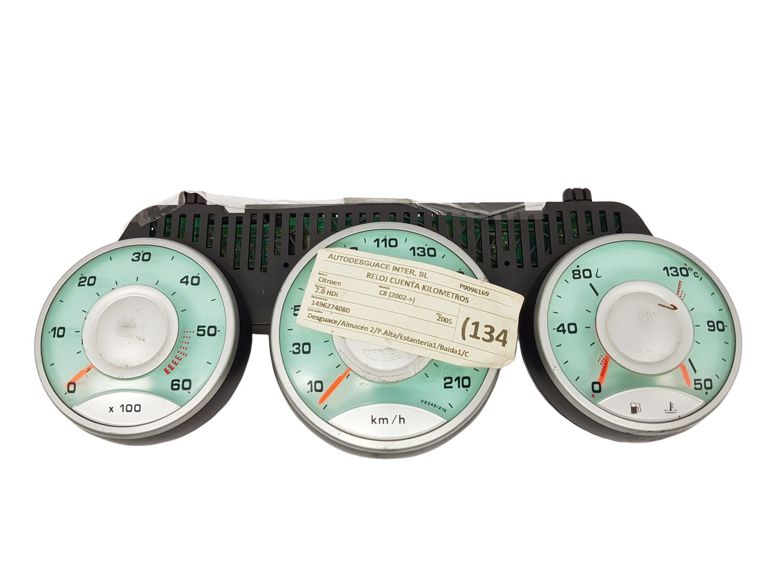 Kierroslukumittari C8 807 Ulysse 1496274080 PSA Fiat 26970 main product photo