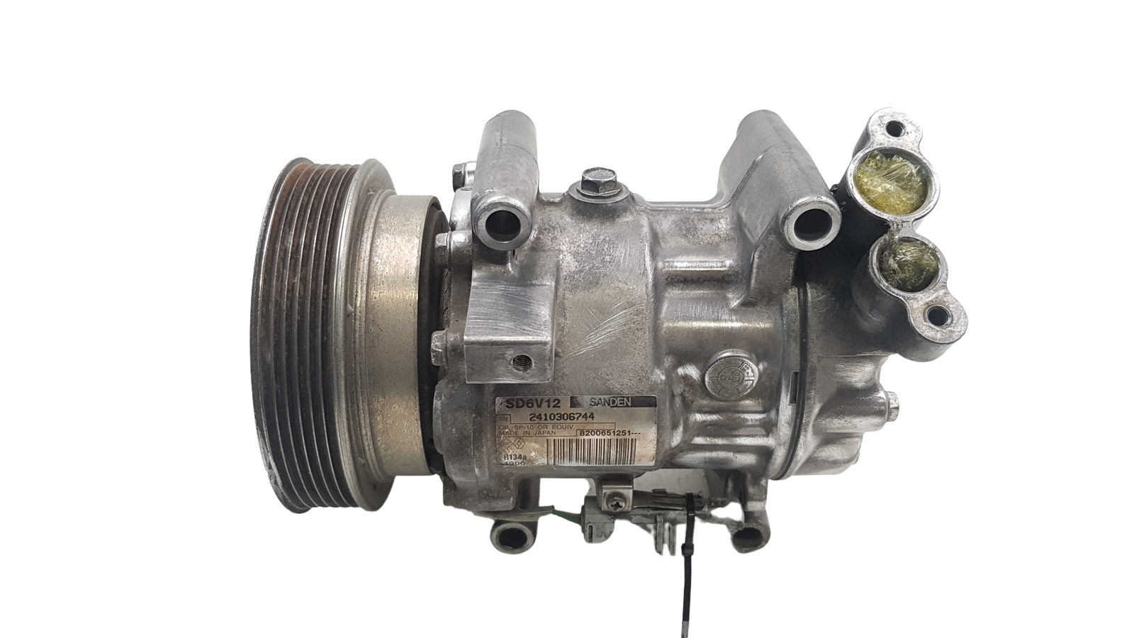 Ilmastoinnin Kompressori Renault Nissan 8200651251 SD6V12 1900 Sanden S10 main product photo