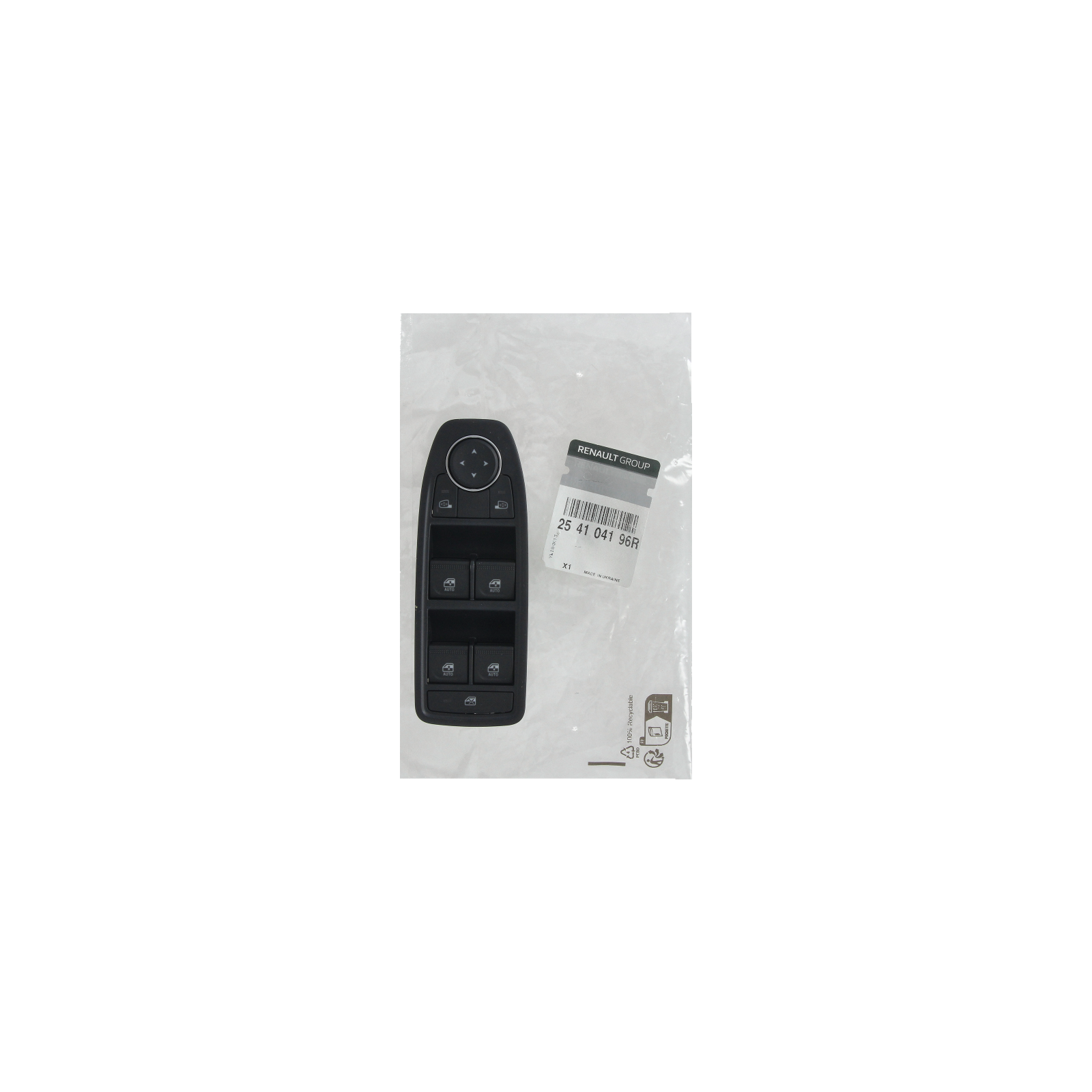 Ikkunannostimen Kytkin Uusi Alkuperäinen 254104196R Renault main product photo