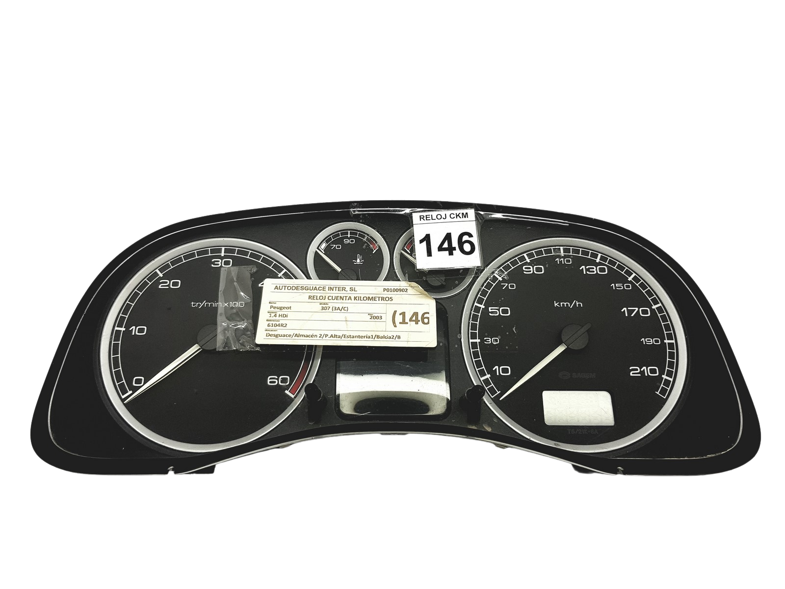 Nopeusmittari Peugeot 307 9636708880 E 05 57994 main product photo