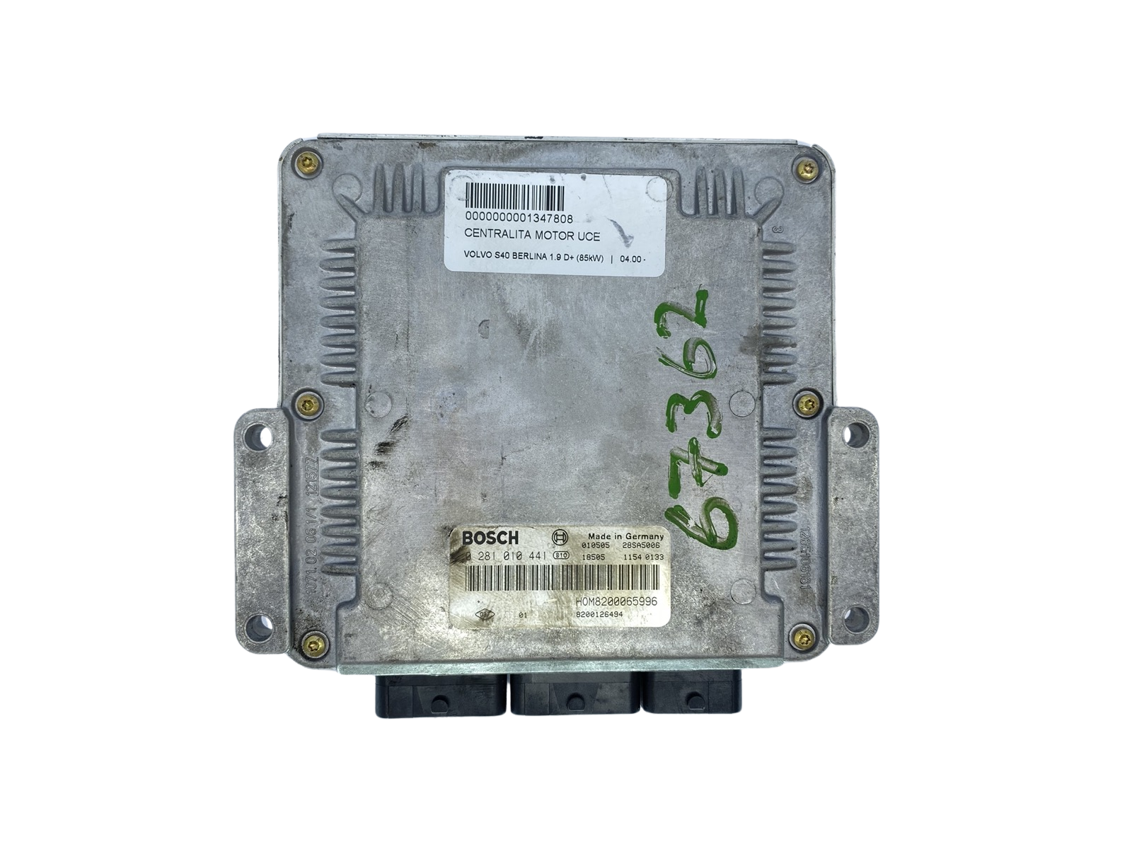 Ohjausyksikkö 0281010441 8200065996 8200126494 Volvo Bosch 62898 main product photo