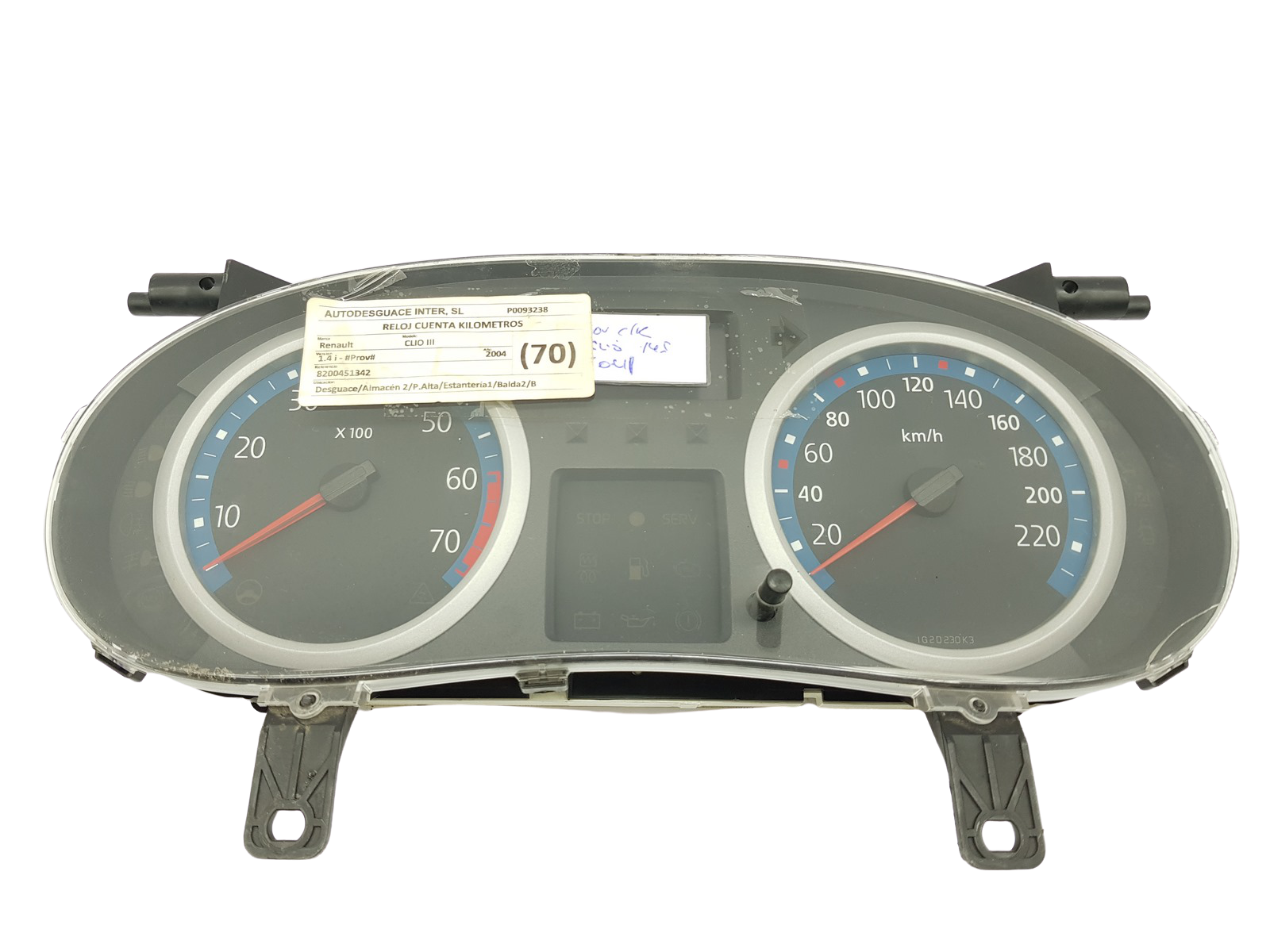 Nopeusmittari Renault Clio 2 8200451342 27031 main product photo
