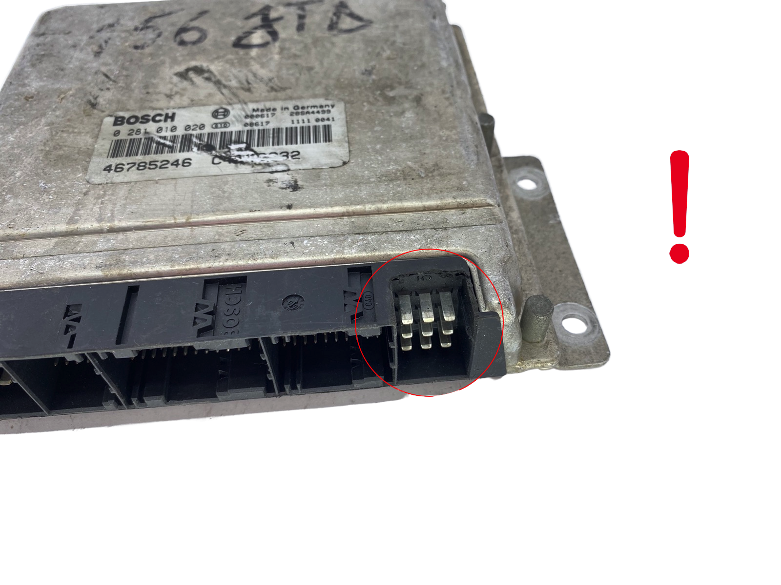 Ohjausyksikkö 46785246 0281010020 C424C932 Alfa Romeo Bosch 53940 main product photo