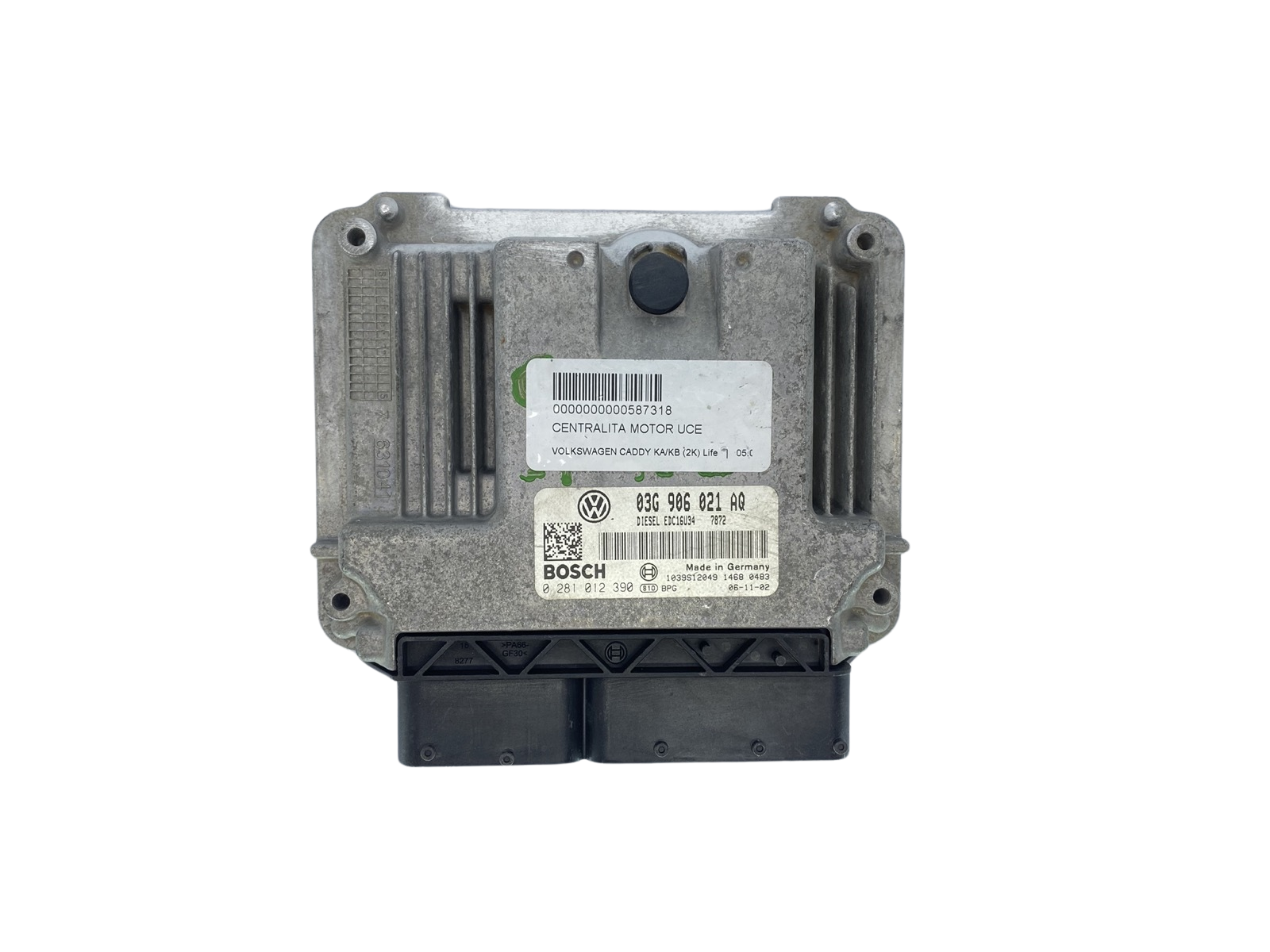 Ohjausyksikkö 03G906021AQ 0281012390 VW Bosch 62478 main product photo