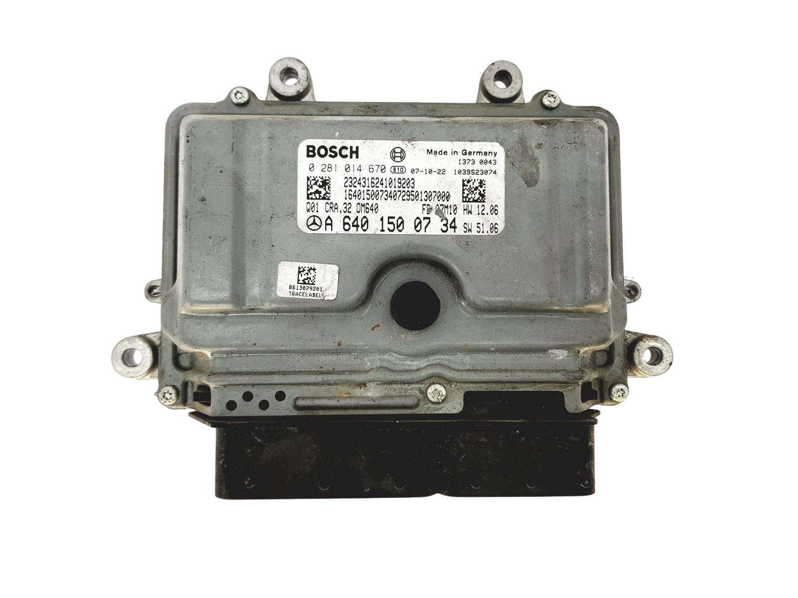Ohjausyksikkö A6401500734 0281014670 Mercedes Bosch 27812 main product photo
