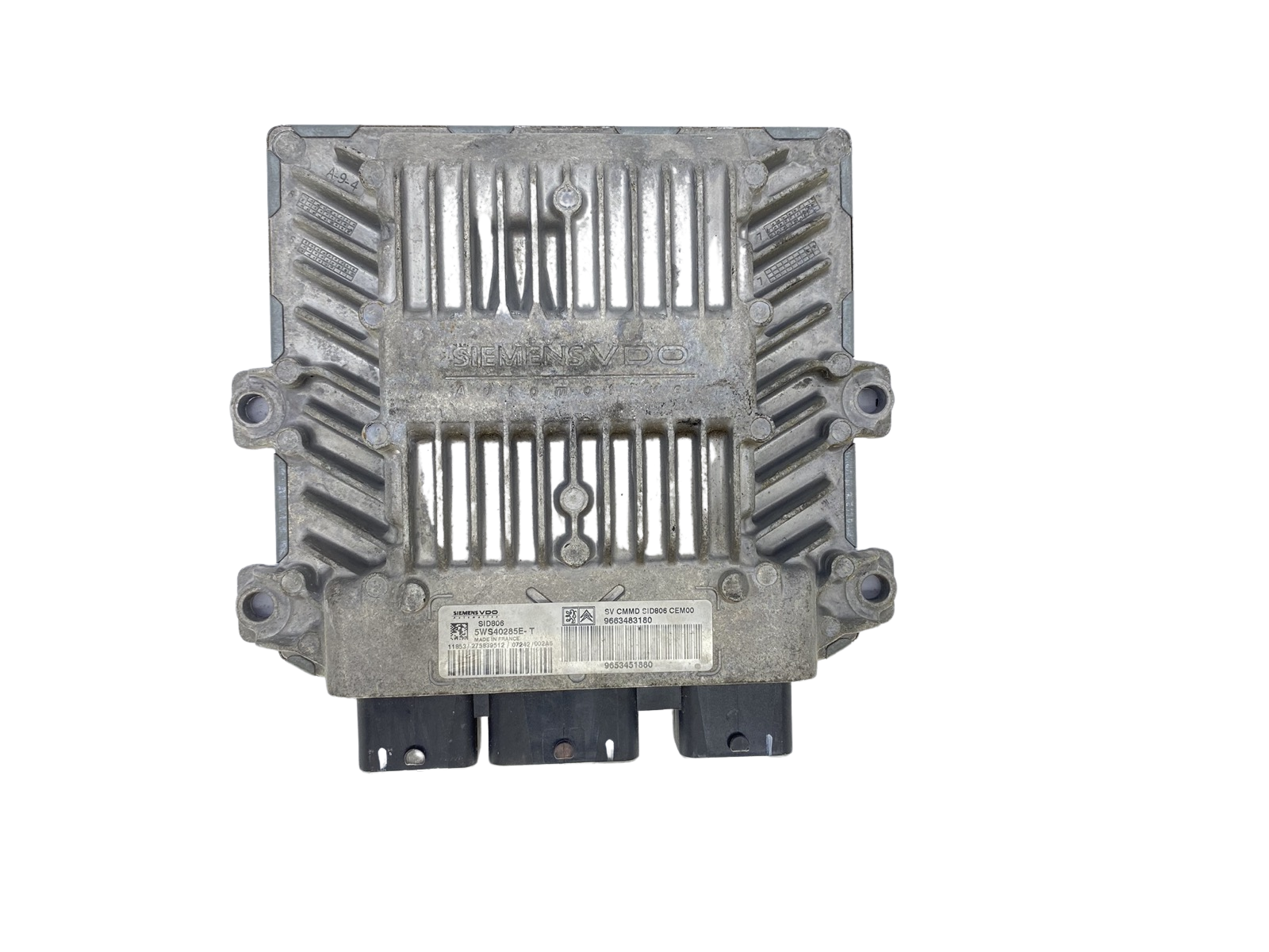 Ohjausyksikkö 9663483180 9653451880 5WS40285E-T SID806 PSA Siemens 57325 main product photo