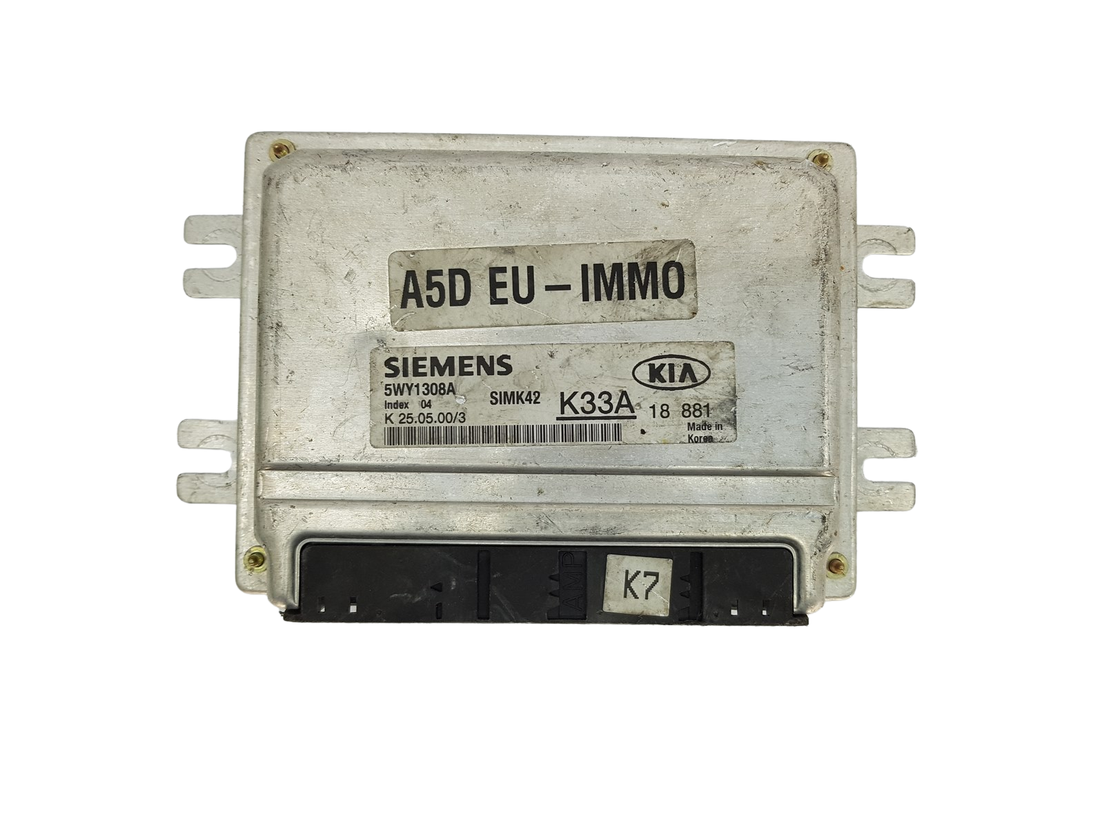 Moottorin Ohjausyksikkö K33A18881 5WY1308A A5D EU-IMMO Kia Siemens main product photo
