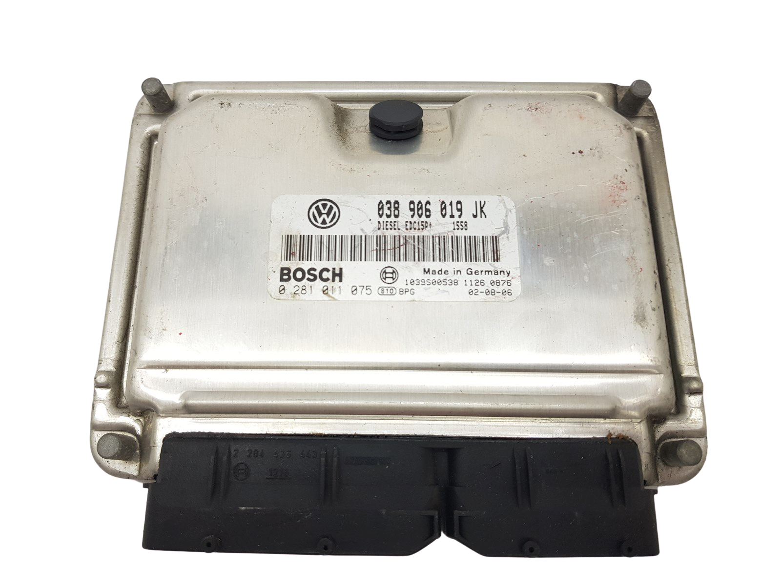 Moottorin Ohjausyksikkö 038906019JK 0281011075 VW Bosch main product photo